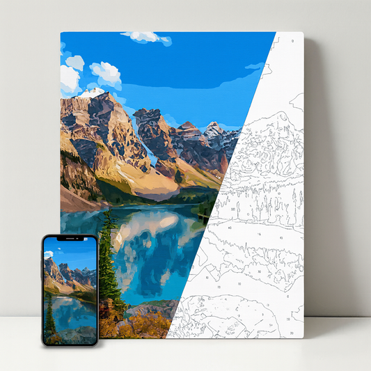 Peinture par numéros personnalisée – Paysages, voyages & souvenirs